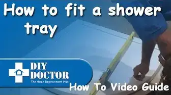 'Video thumbnail for How to fit a shower tray'