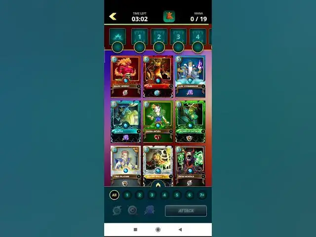 'Video thumbnail for Splinterlands Example Card Line-Up or formation'