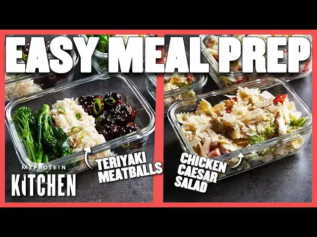 'Video thumbnail for 10 DELICIOUS & HIGH-PROTEIN Meal Prep Recipes To Refresh Your Routine | Myprotein'