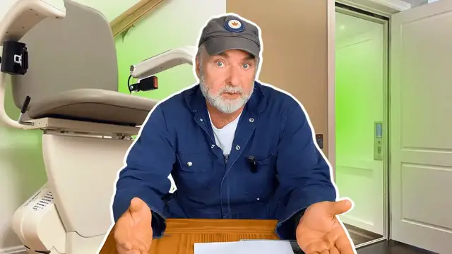 'Video thumbnail for Residential Elevator vs Stair Lift | Pros and Cons'