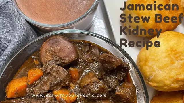 'Video thumbnail for Instant Pot Beef Kidney Recipe | Jamaican Stew Beef Kidney 馃嚡馃嚥 | Eat With Your Eyes LLC Recipes'