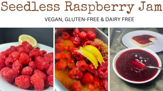 'Video thumbnail for Homemade Seedless Raspberry Jam Recipe'