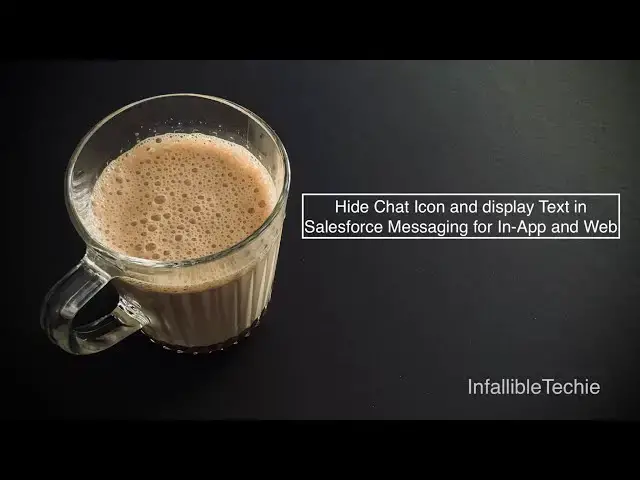 'Video thumbnail for Hide Chat Icon and display Text in Salesforce Messaging for In App and Web'