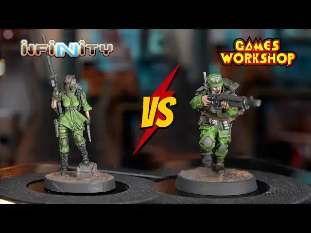 'Video thumbnail for Warhammer 40K vs Infinity: Models & Painting'