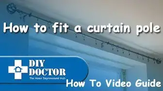 'Video thumbnail for Fitting a curtain pole'