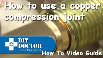 'Video thumbnail for How to use a copper compression joint'