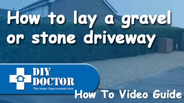 'Video thumbnail for Laying a stone, gravel or shingle driveway'