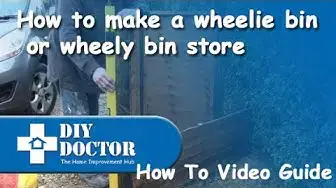 'Video thumbnail for How to make a Wheelie bin store'
