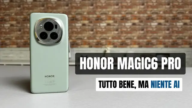 'Video thumbnail for Honor Magic6 Pro, tutto bene, ma niente AI'