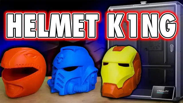 'Video thumbnail for Creality K1 Max Review - BEST IN helmet CLASS'
