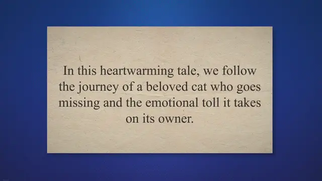 'Video thumbnail for Lost and Found: A Heartwarming Journey of a Cat's Homecoming After 3 Years'