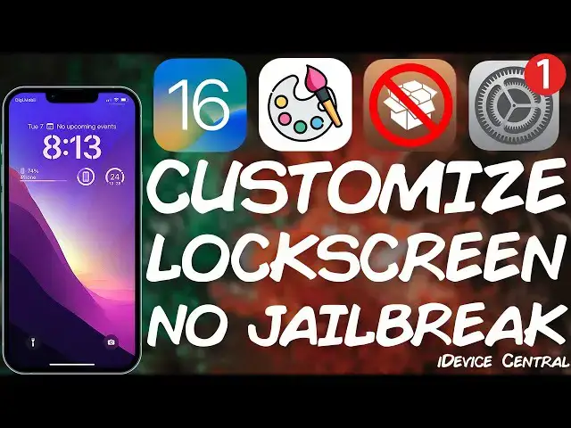 'Video thumbnail for How To FULLY CUSTOMIZE The Lock Screen Without Jailbreak (iOS 16 Developer Beta 1)'