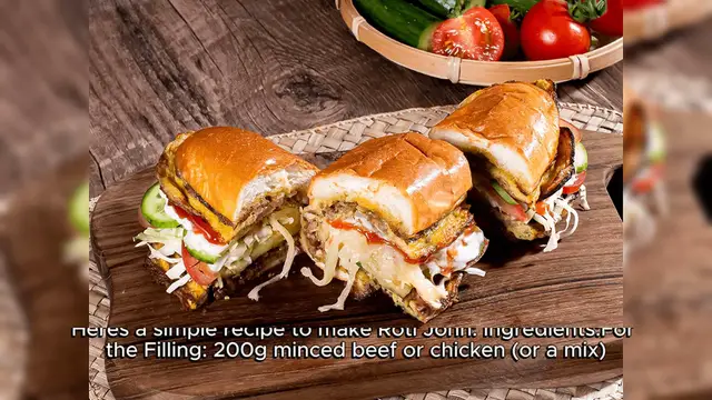 'Video thumbnail for Roti John Recipe'