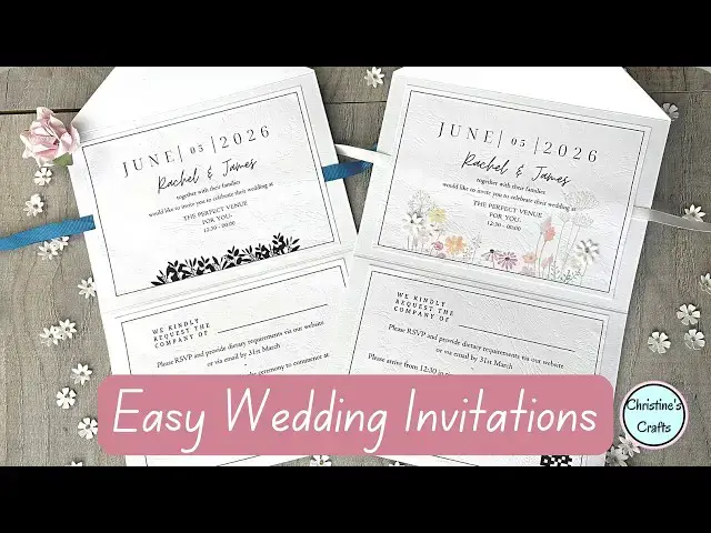 'Video thumbnail for CREATE Your Own Unique DIY Wedding Invitations Easily'