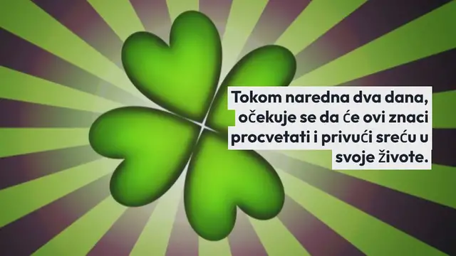 'Video thumbnail for Počinje vikend: Tokom naredna DVA DANA, ova tri znaka će imati NAJVIŠE SREĆE!'