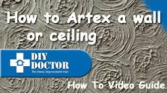 'Video thumbnail for Artexing ceilings and walls'