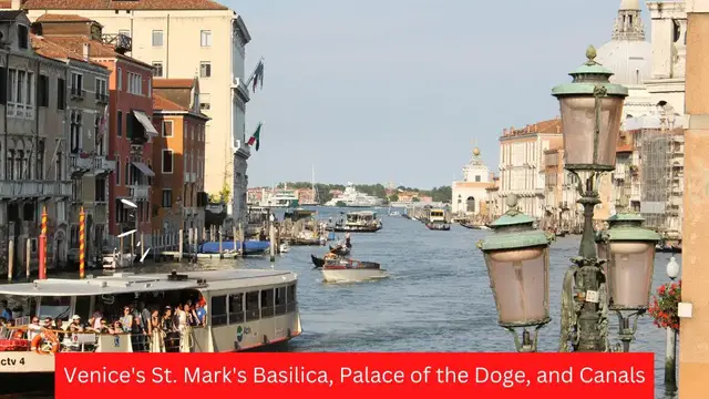'Video thumbnail for Venice's St. Mark's Basilica, Doge's Palace, Gondolas, and Canals.'