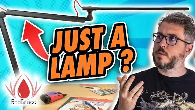 'Video thumbnail for The Hobby Lamp My Eyes Always Wanted - Redgrass Games R9 Task Lamp - Hands On Preview'