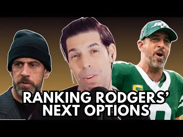 'Video thumbnail for Best Fit for Aaron Rodgers Next Year? Breaking Down the Top 3 Teams | Watch D.A. Live'