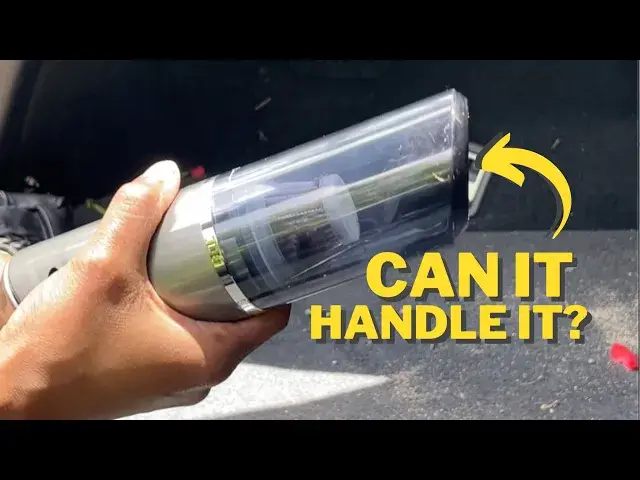 'Video thumbnail for I Fully Tested The MZGO Portable Handheld Car Vacuum'
