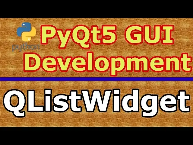 'Video thumbnail for PyQt5 GUI QListWidget Practical Example'