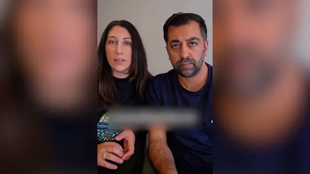 'Video thumbnail for Former Scottish First Minister and his wife plead for Gaza aid'