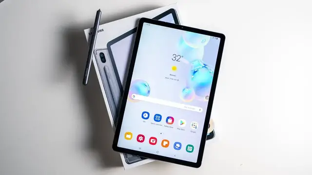 'Video thumbnail for Samsung Galaxy Tab S6 Unboxing & Hands On'