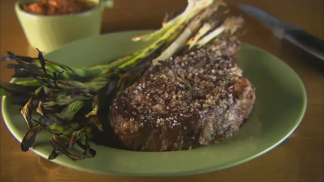 'Video thumbnail for Salt-Grilled Rib Steak'