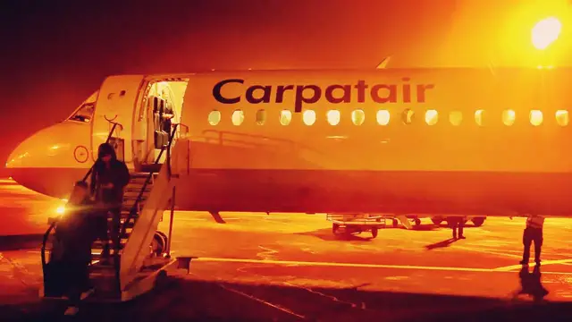 'Video thumbnail for Carpatair’s RARE Fokker 100 - Vienna to Ljubljana (for Adria Airways)'