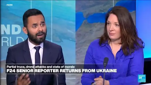 'Video thumbnail for Russia accuses Ukraine of firing on energy sites'