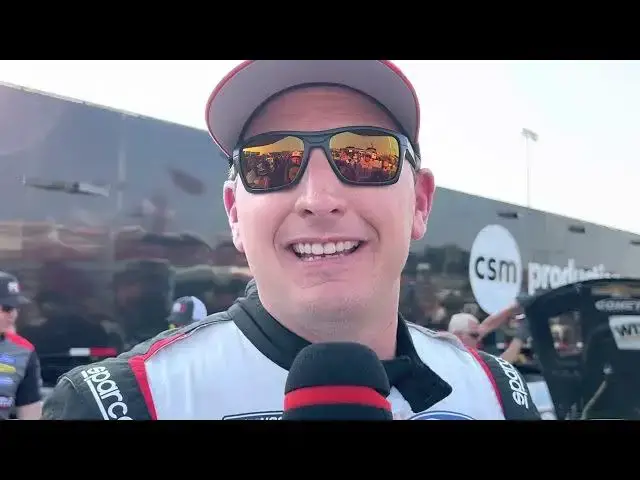 'Video thumbnail for Michael McDowell on Ty Gibbs: “He was lucky to finish the race”'
