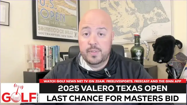 'Video thumbnail for 2025 Valero Texas Open: Who gets the last Masters invite'