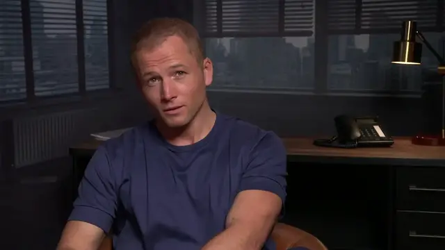 'Video thumbnail for Taron Egerton Calls 'Smoke' Co-Star Jurnee Smollett An "Extraordinary" Actor'