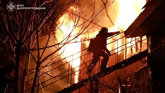 'Video thumbnail for Russian strikes kill at least three people, including a child, in Ukraine’s Dnipro'