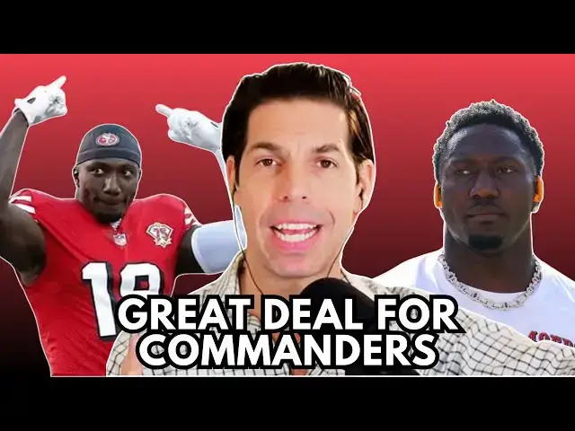'Video thumbnail for Commanders WIN Deebo Samuel Trade! Damon Amendolara Breaks It Down'