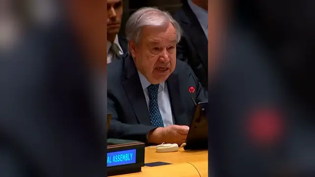 'Video thumbnail for UN Secretary-General: ‘The destruction of Gaza is intolerable’'