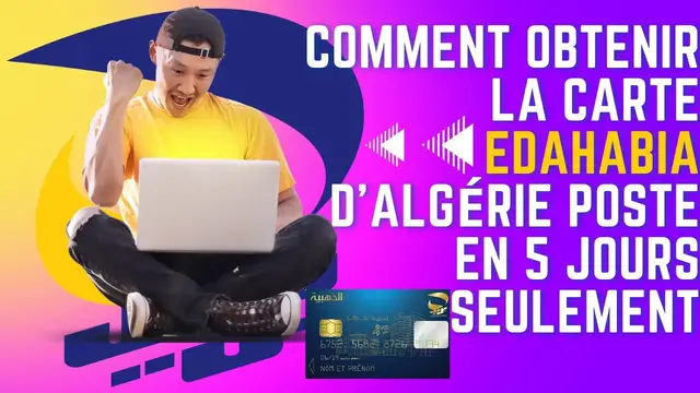 'Video thumbnail for Découvrez comment obtenir la 💳 carte Edahabia d’Algérie Poste en 5 jours seulement !'