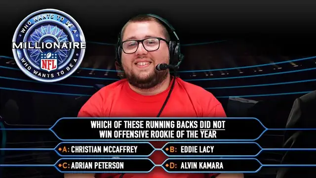 'Video thumbnail for Ridiculous Way to End Who Wants to be a Millionaire | NFL Trivia Edition'