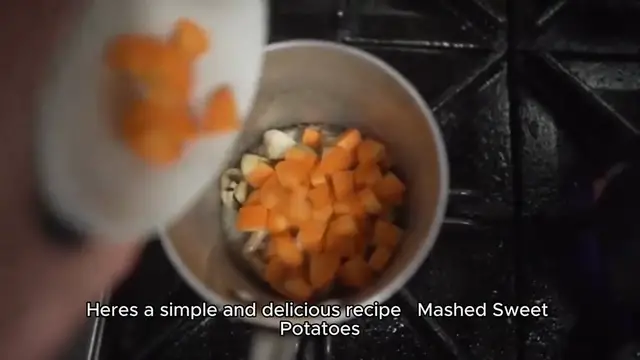 'Video thumbnail for Mashed Sweet Potatoes'