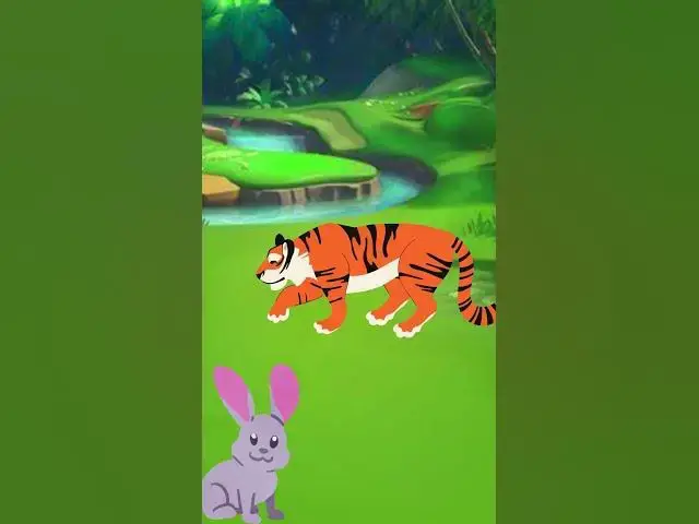 'Video thumbnail for शेर और खरगोश 🦁🐰 | नैतिक कहानी बच्चों के लिए | Jungle Moral Story in Hindi for Kids#Nursery'