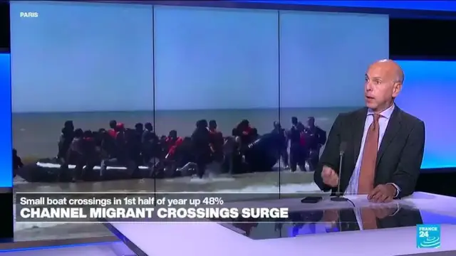 'Video thumbnail for France 'clearly changing' its doctrine on Channel migrant crossings'