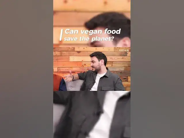 'Video thumbnail for Can vegan food save the planet?  #plantbased #veganuary2024  #vegan #recipes #environment'