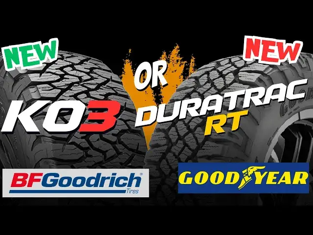 'Video thumbnail for NEW Goodyear DuraTrac RT vs NEW BF Goodrich KO3'