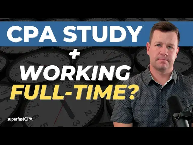 'Video thumbnail for CPA Exam: How to Find CPA Study Time While Working Full Time'