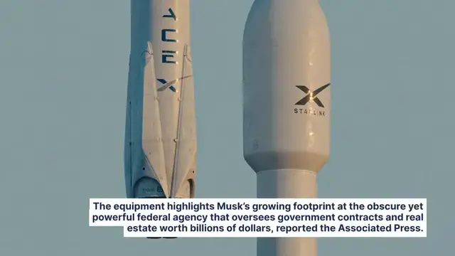 'Video thumbnail for Elon Musk's Team Installs Starlink Satellite Equipment At Key Federal Agency: Report'