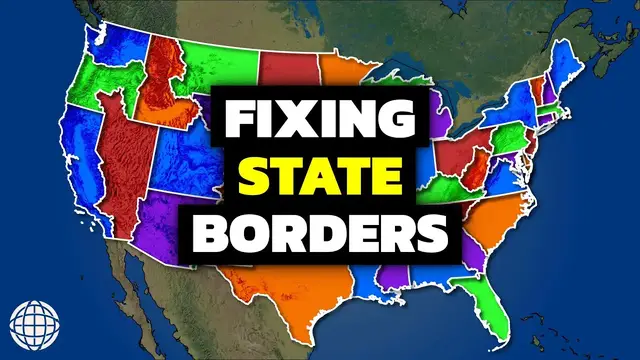 'Video thumbnail for Let's Fix The United States' Awful Borders'