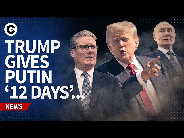 'Video thumbnail for Starmer and Trump's meeting: Will Putin respond to the 12-day Ukraine ceasefire deadline?'