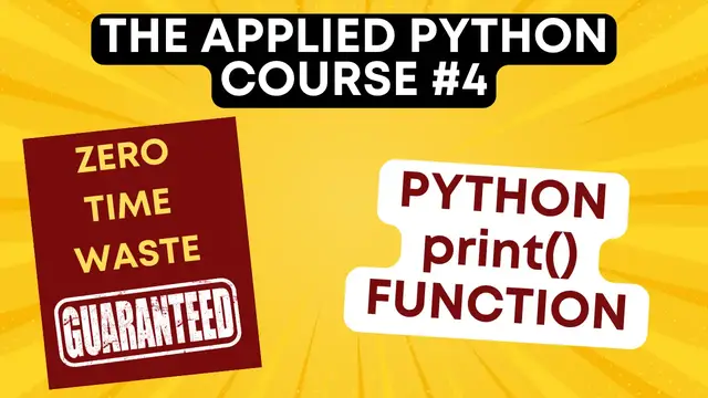 'Video thumbnail for Python print() Function'