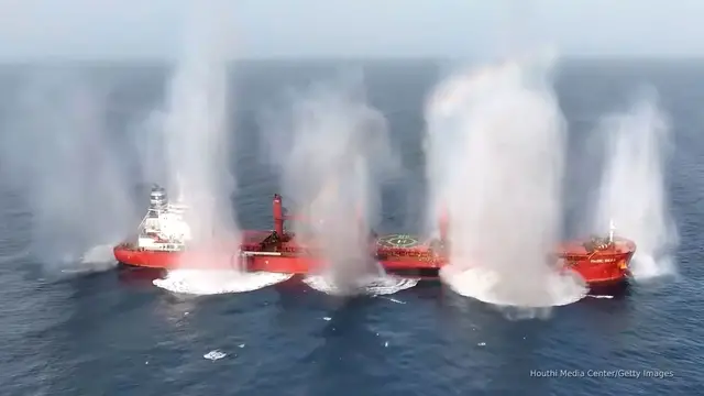 'Video thumbnail for Yemen Houthis warn they will escalate attacks on ships linked to Israel'