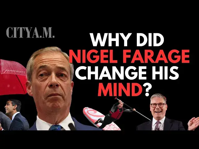 'Video thumbnail for UK General Election 2024: Nigel Farage takes over Reform UK & Labour snubs Putin with energy plan'